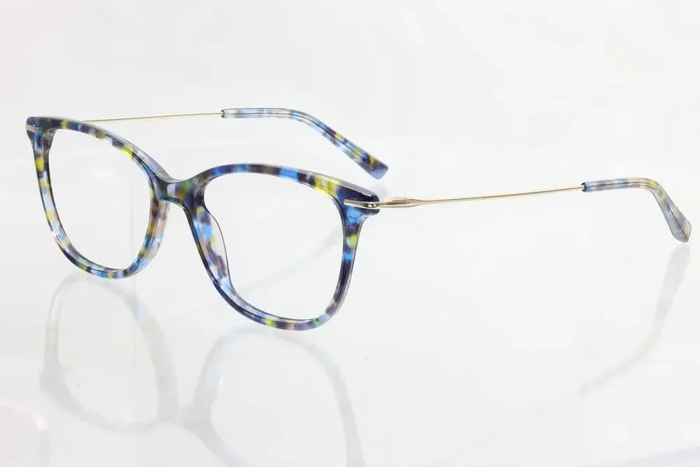 Jones New York J775 Blue Tortoise 54-17-140mm Eyeglass FRAMES ONLY - VERY GOOD